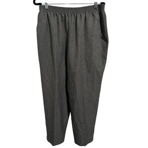 Vintage Briggs New York Gray Pull On Women's Pants Dress or Casual Size 18